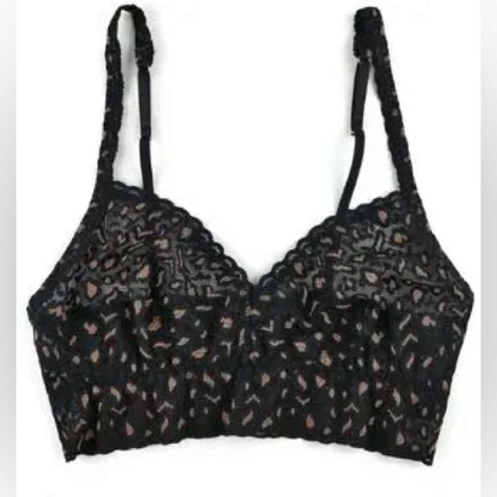 NWT Hanky Panky Cross-dyed Lace Bralette